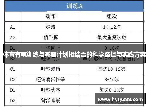 体育有氧训练与减脂计划相结合的科学路径与实践方案